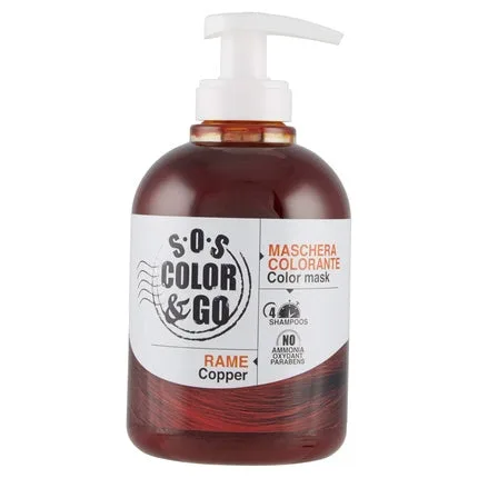 Masca coloranta par S.O.S Color & Go, Copper, 300ml — preț și oferte