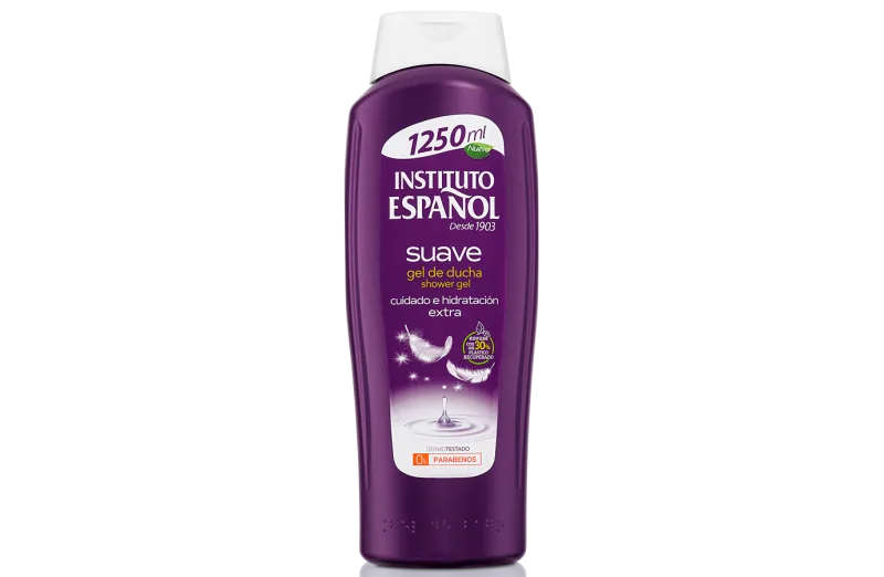 Gel de duș, Instituto Español, Suave, violet, 1250ml — preț și oferte