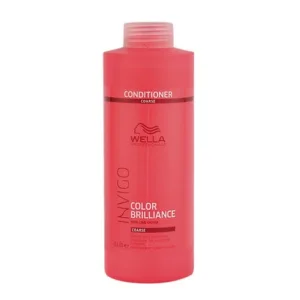 Balsam, Wella, Invigo Color Brilliance 1000ml, păr aspru