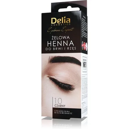 Vopsea sprâncene, Delia Cosmetics, negru, 15 aplicări — preț și oferte