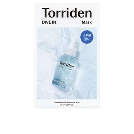 Torriden, Dive-In Low Molecular Hyaluronic Acid Facial Mask, 27 ml, hidratare intensă — preț și oferte