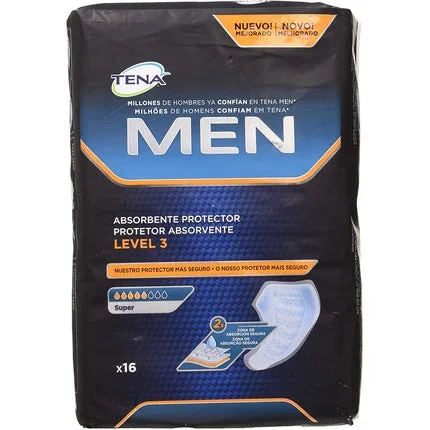 Absorbante barbati, Tena, Men Level 3, alb — preț și oferte
