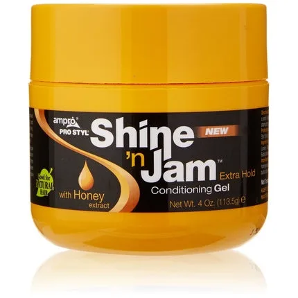Gel de păr Proam, Shine 'N Jam, Extra Hold 113g, galben Ampro — preț și oferte
