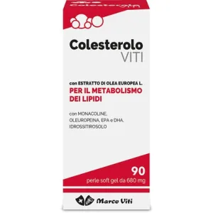Supliment Colesterol, Marco Viti, 90 capsule, roșu