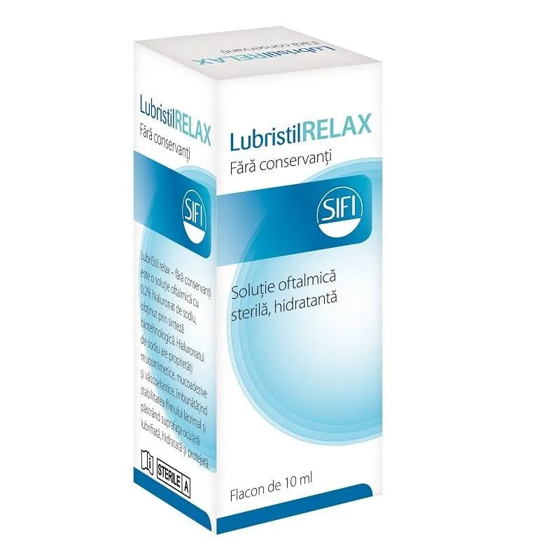 Solutie oftalmica Lubristil Relax, 10 ml, Sifi — preț și oferte