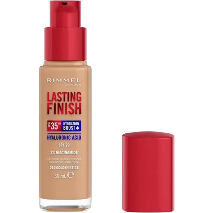 Fond de ten, Rimmel, Lasting Finish 35HR, 210 Golden Beige Rimmel London — preț și oferte