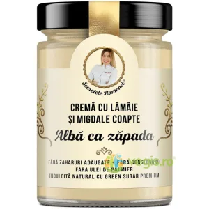 Alba ca Zapada Crema cu Lamaie si Migdale Coapte Secretele Ramonei 250g