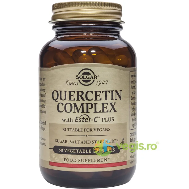 Quercetin Complex 50cps Vegetale SOLGAR — preț și oferte