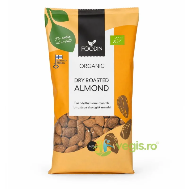 Migdale Coapte Ecologice/Bio 140g FOODIN — preț și oferte