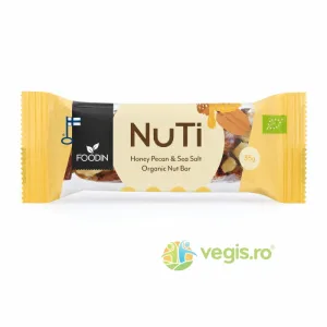 Baton Nuti din Caju, Pecan, Miere si Sare de Mare Ecologic/Bio 35g