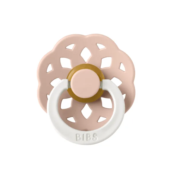 Suzeta fosforescenta cu tetina rotunda 6 luni+ Boheme Blush, 1 bucata, Bibs — preț și oferte