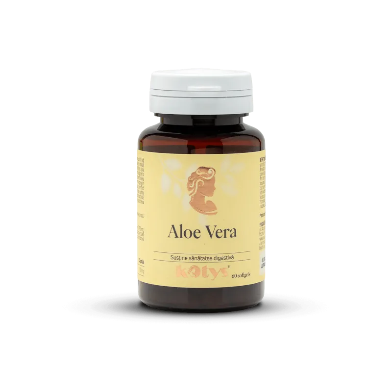 Aloe Vera extract 200:1, susține funcționarea sistemului digestiv, 60 softgels Produse Kotys — preț și oferte