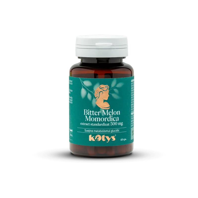 Bitter Melon Momordica, pentru susținerea metabolismului, extract standardizat 500 mg, 60 capsule Produse Kotys — preț și oferte