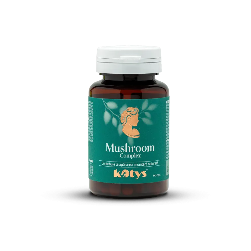Mushroom Complex, sprijină mecanismele naturale de apărare ale organismului, 60 capsule Produse Kotys — preț și oferte