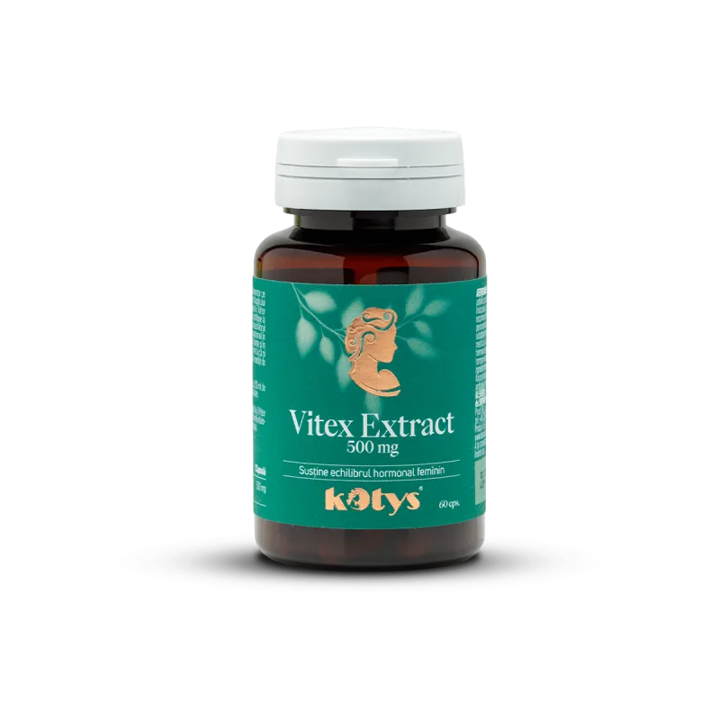 Vitex extract 10:1 - 500 mg, sprijină funcționarea normală a sistemului hormonal feminin, 60 capsule Produse Kotys — preț și oferte