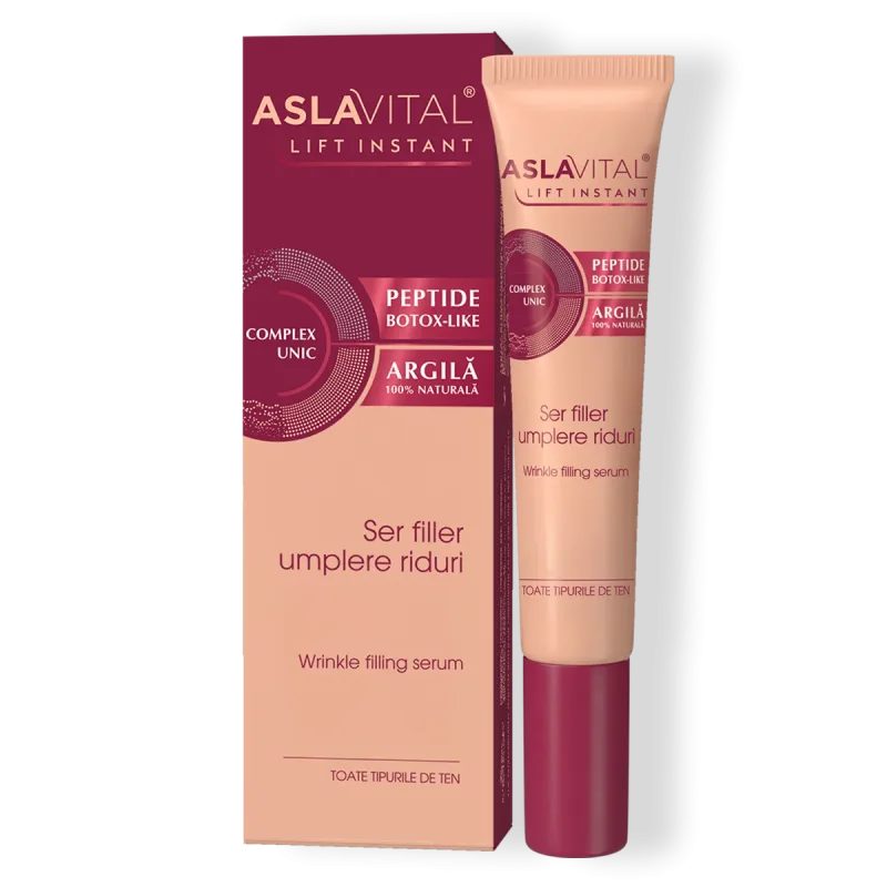 Aslavital Lift instant ser filler de umplere 15 ml Farmec — preț și oferte
