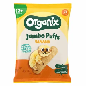 Organix Baghete ecologice (BIO) din porumb ovaz cu banana 12+ luni  25gr.