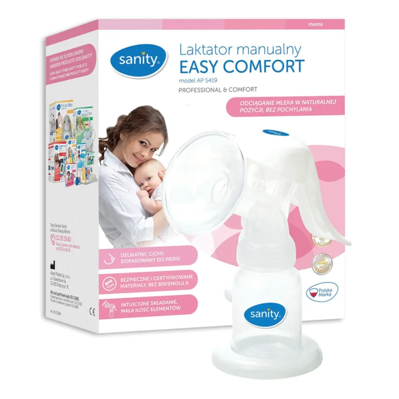Pompa de san manuala cu clapeta, Sanity Easy Comfort, 120 ml — preț și oferte