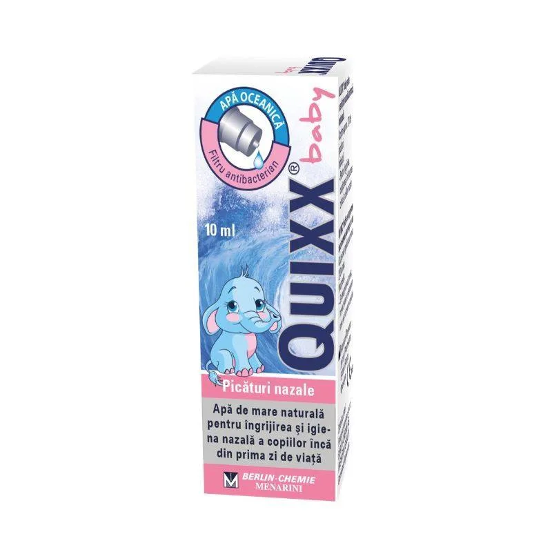 Picaturi nazale Quixx Baby, 10 ml, Berlin-Chemie BERLIN CHEMIE — preț și oferte