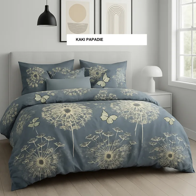 Lenjerie de pat policoton ELVO kaki papadie 230x250 cm, Ralex | 1 buc RALEX INFINITY — preț și oferte