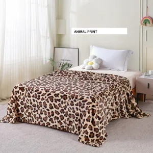Patura pufoasa Animal Print 200x220 cm, Ralex | 1 buc