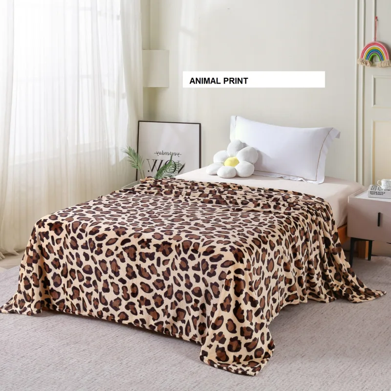 Patura pufoasa Animal Print 200x220 cm, Ralex | 1 buc RALEX INFINITY — preț și oferte