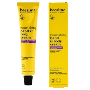 Crema nutritiva pentru maini si corp, Miere si lavanda organica, 100 ml, Beesline