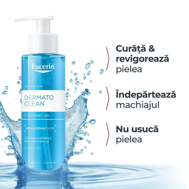 Eucerin Dermatoclean Gel curatare 200ml — preț și oferte