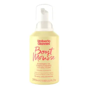 Spuma fortifianta pentru stilizare par cret cu ulei de rozmarin Strong Curls, 290 ml, Umberto Gianinni