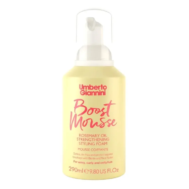Spuma fortifianta pentru stilizare par cret cu ulei de rozmarin Strong Curls, 290 ml, Umberto Gianinni UMBERTO GIANNINI — preț și oferte