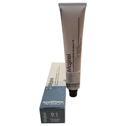 Vopsea de par, L'Oréal Paris, Majirel 9.1, Blond foarte deschis cenușiu, 50ml — preț și oferte