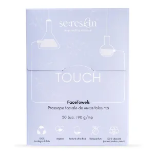Prosoape faciale de unica folosinta Touch Face Towels, 50 bucati, Se:Reskin