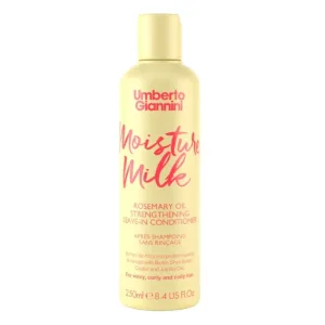 Balsam leave-in fortifiant cu ulei de Rozmarin Moisture Milk Strong Curls, 250ml, Umberto Giannini