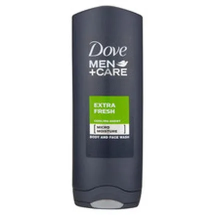 Gel de duș Dove Men+Care Extra Fresh, 358 g, recipient albastru închis — preț și oferte