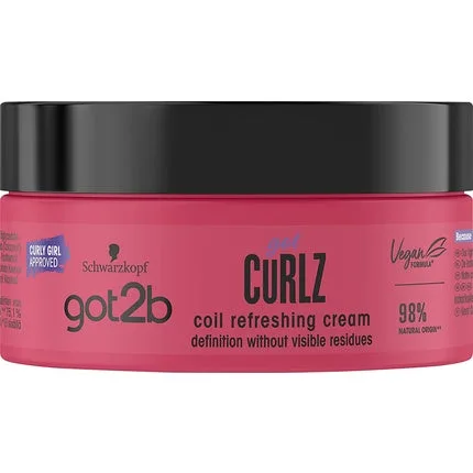 Cremă păr Got2b Curlz, vegan, 200ml — preț și oferte