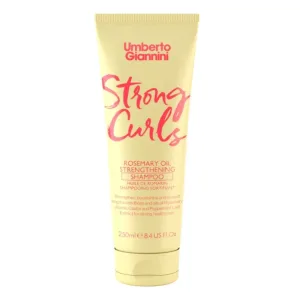 Sampon fortifiant cu ulei de Rozmarin Strong Curls, 250ml, Umberto Giannini