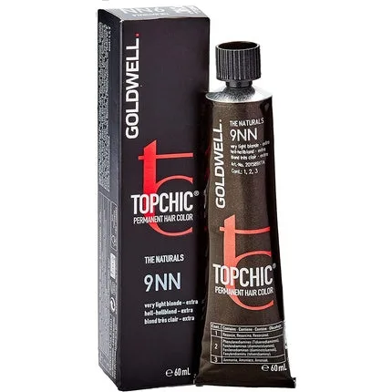 Vopsea de par, Goldwell Topchic, Extra Light Ash Blonde 9NN, 60ml — preț și oferte
