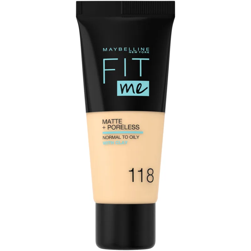 Fond de ten, Maybelline New York, Fit Me Matte Poreless, 118 Nude, 30ml Maybelline NY — preț și oferte