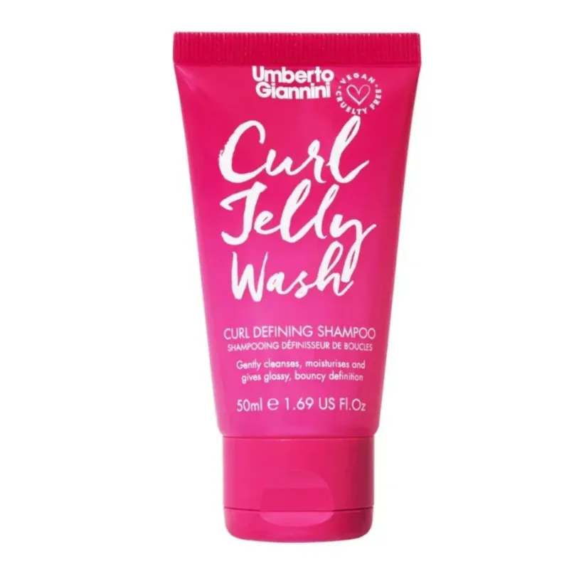 Sampon travel size cu vitamina B5 Curl Jelly Wash, 50ml, Umberto Giannini — preț și oferte