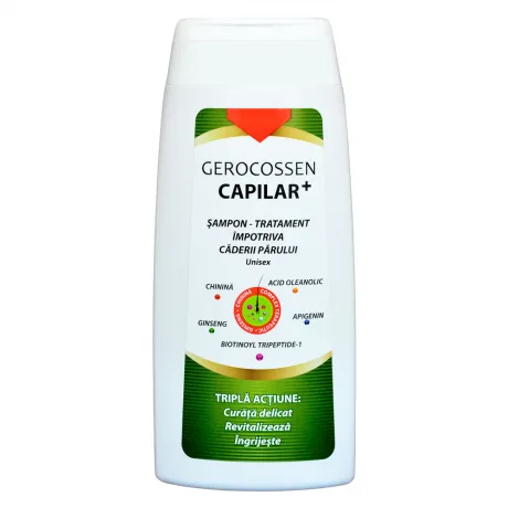Sampon impotriva caderii parului unisex Capilar+, 275ml, Gerocossen — preț și oferte