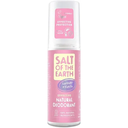 Deodorant spray, Salt Of The Earth, 100ml, lavandă și vanilie — preț și oferte