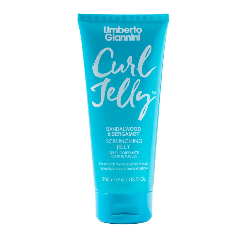 Gel pentru definirea buclelor cu parfum de santal Curl Jelly, 200 ml, Umberto Giannini — preț și oferte