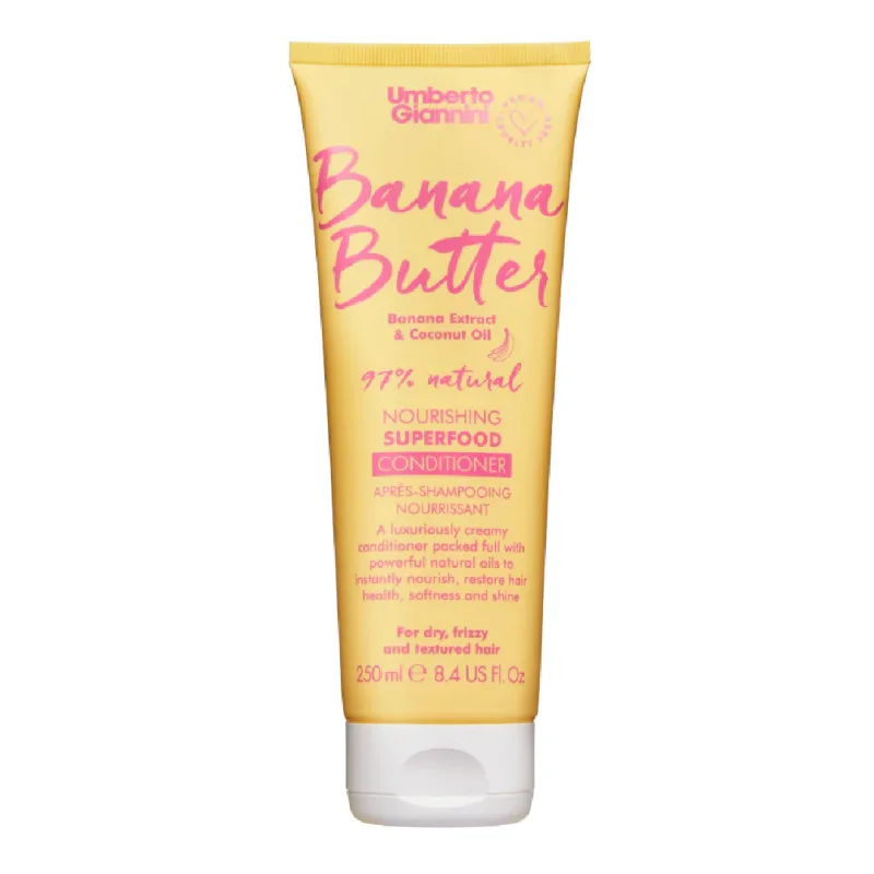 Balsam hranitor pentru par uscat Banana Butter, 250 ml, Umberto Giannini — preț și oferte