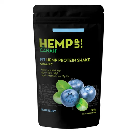 Shake proteic de canepa ECO FIT Hemp Up, 300g, Canah — preț și oferte