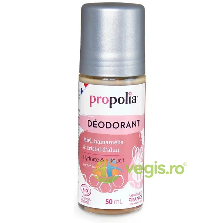 Deodorant Bio cu Miere, Hamamelis si Alaun 50ml PROPOLIA — preț și oferte