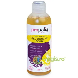 Gel de Dus Delicat cu Miere, Aloe Vera si Migdale Bio 200ml