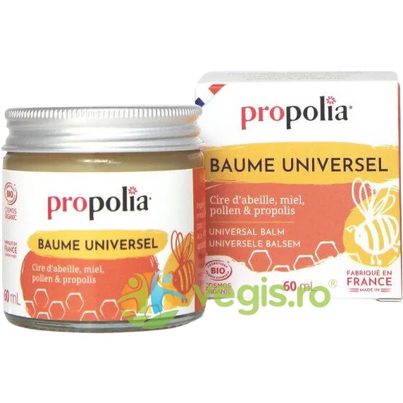 Balsam Universal Bio cu Ceara de Albine, Miere, Polen si Propolis Ecologic 60ml PROPOLIA — preț și oferte