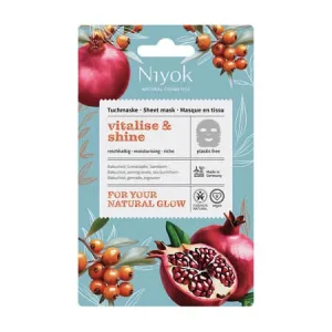 Masca de fata tip servetel, Vitalise & Shine, 10 ml, Niyok