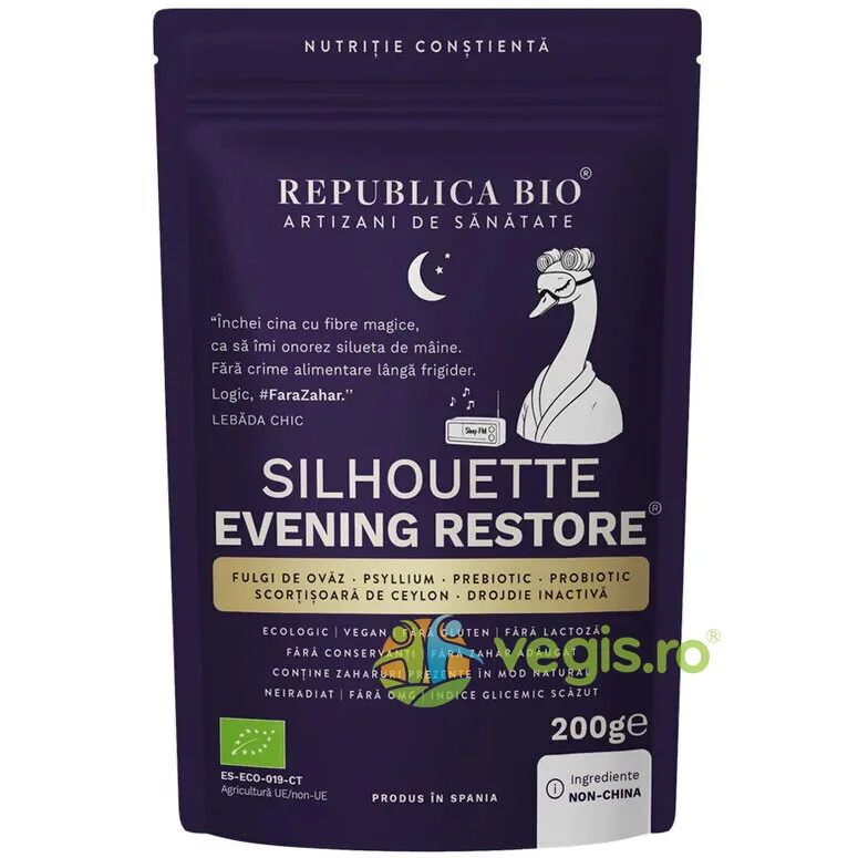 Silhouette Evening Restore - Pudra Functionala fara Gluten Ecologica/Bio 200g REPUBLICA BIO — preț și oferte