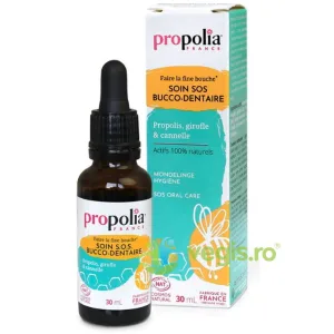 Solutie SOS pentru Ingrijire Orala Naturala cu Propolis, Cuisoare si Scortisoara 30ml